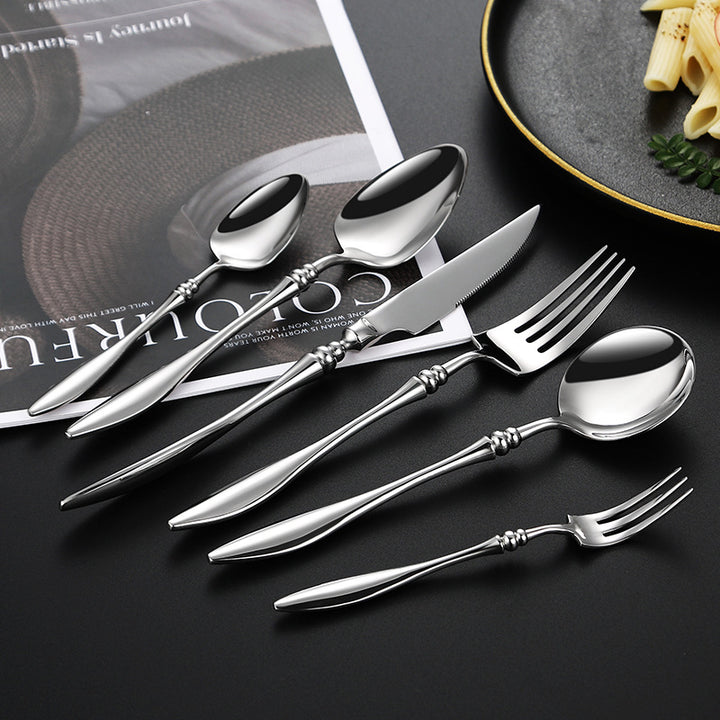 Elegant table knife with fine wave pattern Stornfield