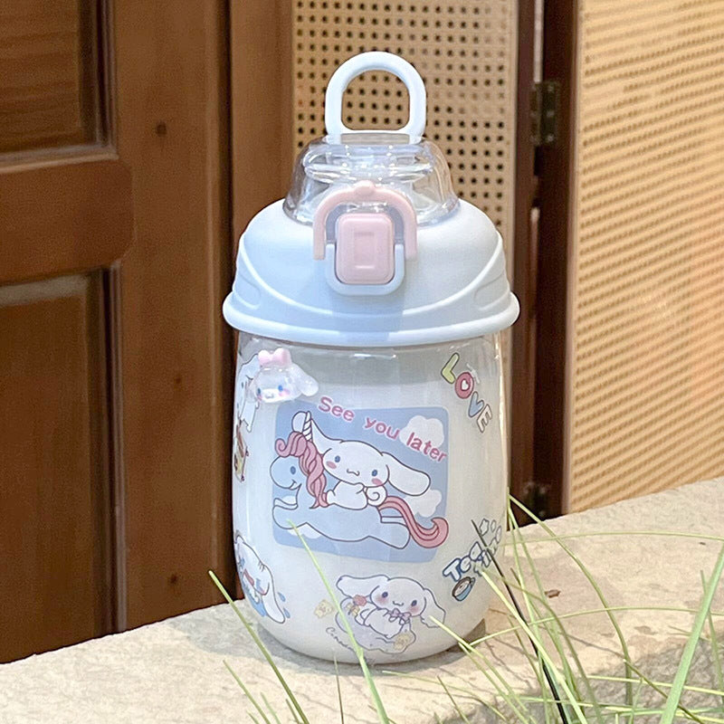 Women's playful drinking bottle with unique safety closure Stornfield