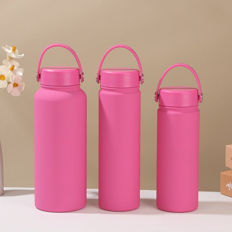 Women's insulated water bottle with ergonomic carrying handle Stornfield