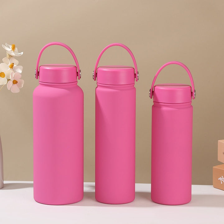 Women's insulated water bottle with ergonomic carrying handle Stornfield