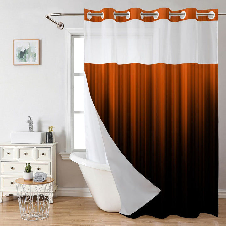 Modern Gradient Shower Curtain Stornfield
