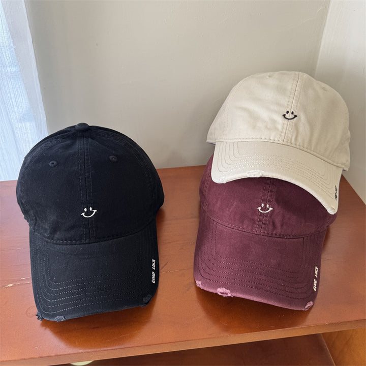 Women's Casual Smile-Embroidered Cap Stornfield