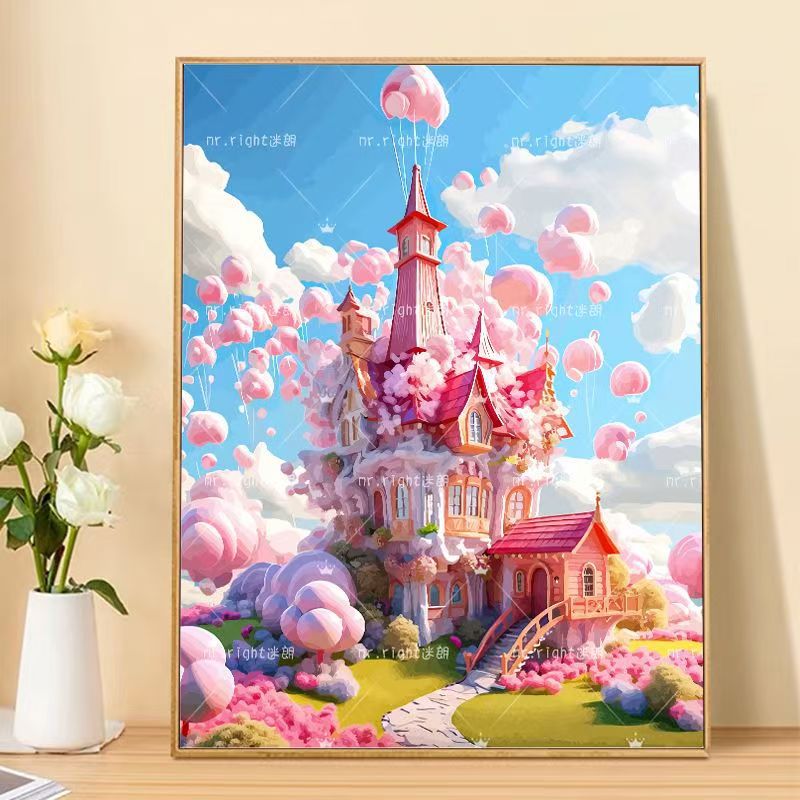 Whimsical Fantasy Landscape Art Canvas Stornfield