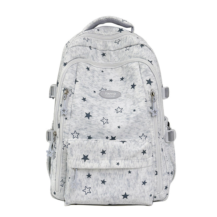 Fun-Themed Star Print Backpack Stornfield