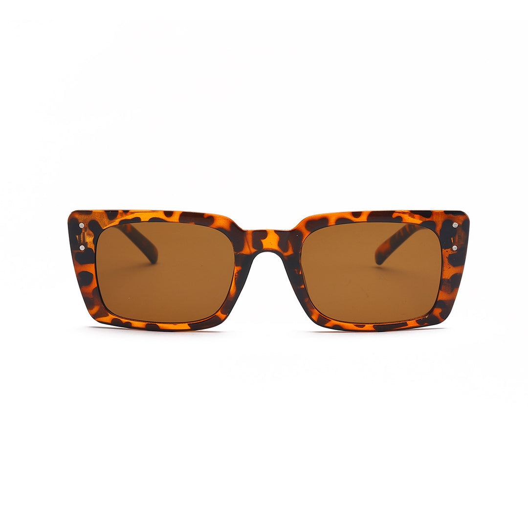Women square sunglasses with animal print Stornfield