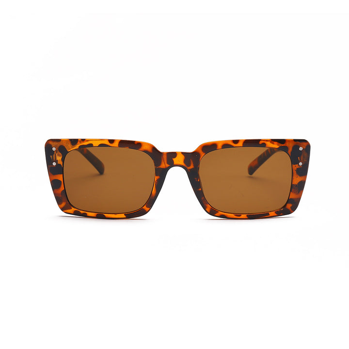 Women square sunglasses with animal print Stornfield