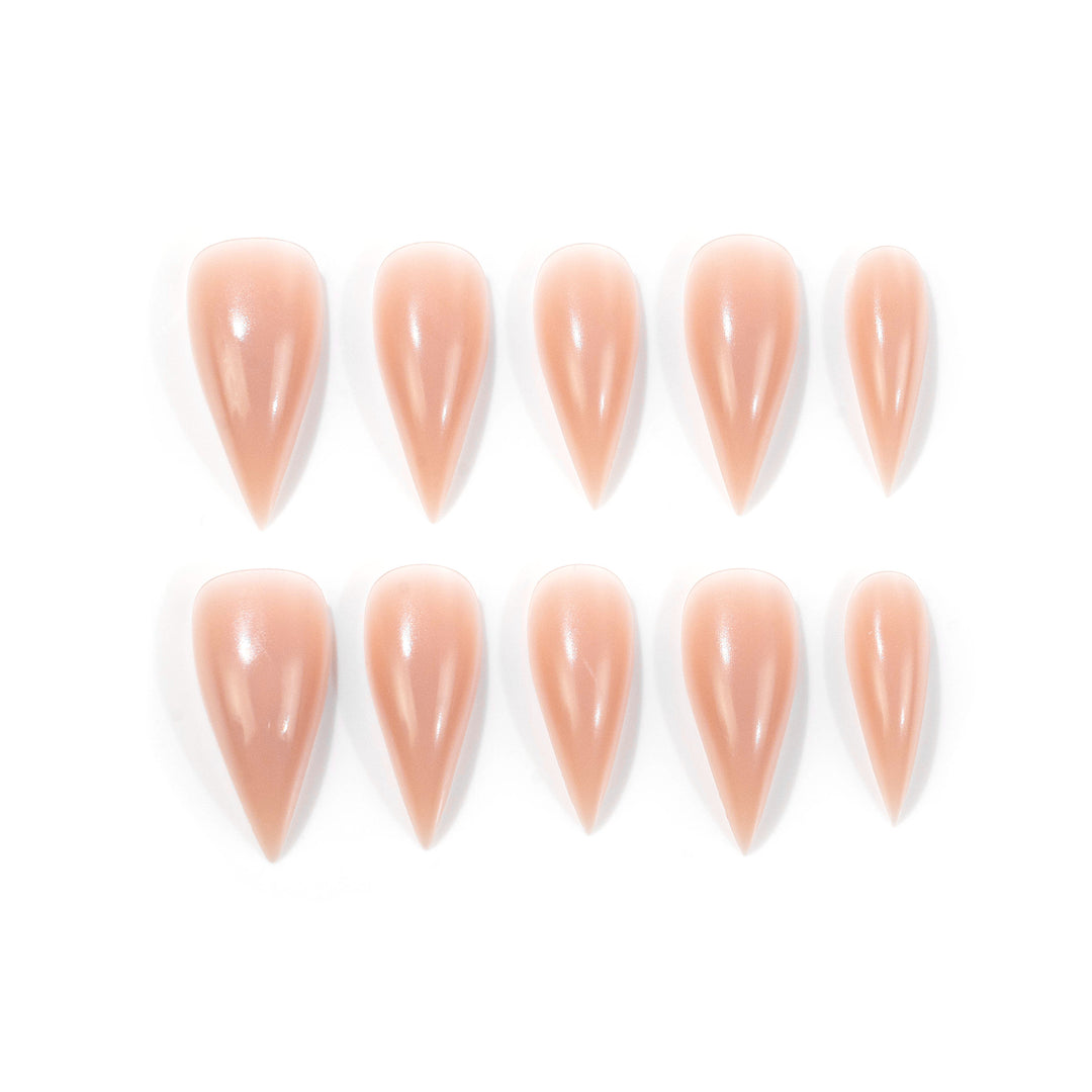 Elegant Pointed Press-On Nail Set Stornfield