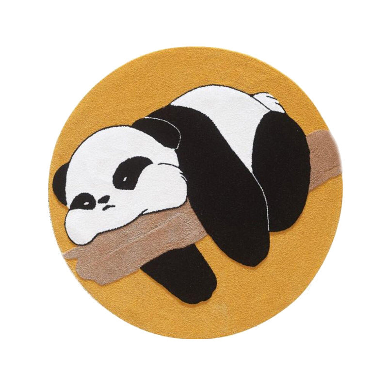 Playful Pirate-Themed Round Area Rug