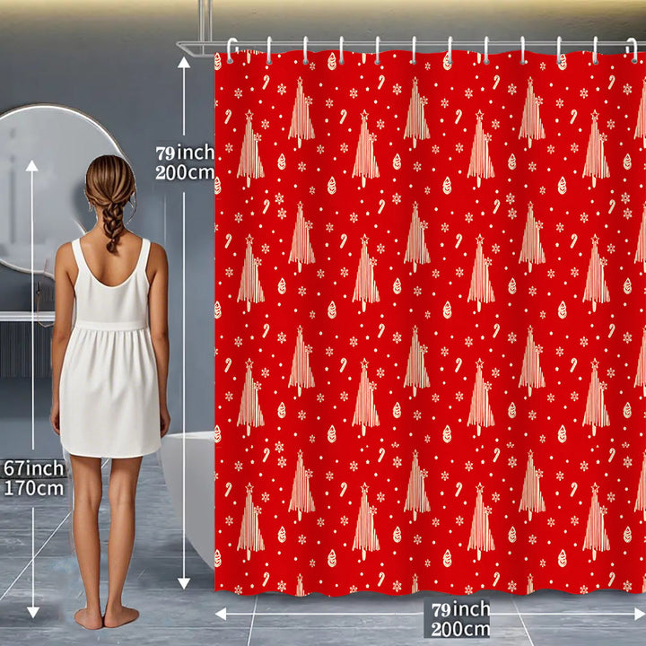 Floral Hydrangea Pattern Shower Curtain Stornfield