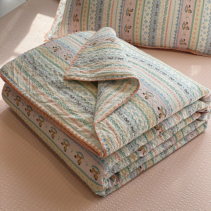 Soft Reversible Patterned Quilt