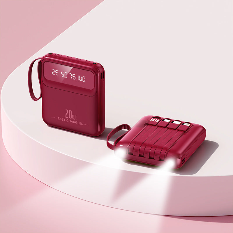 Portable power bank with multifunctional fast charging capability and digital display Stornfield