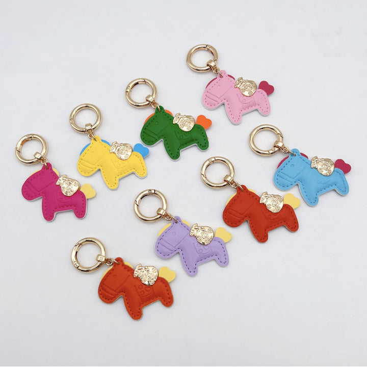 Animal-Shaped Leather Keychain Stornfield
