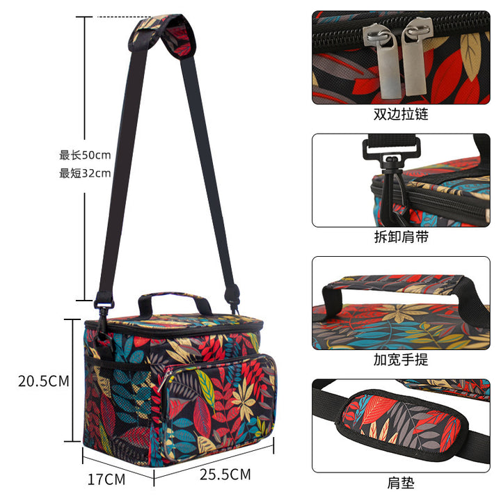 Women Insulated Cooler Bag with Multiple Compartments Stornfield