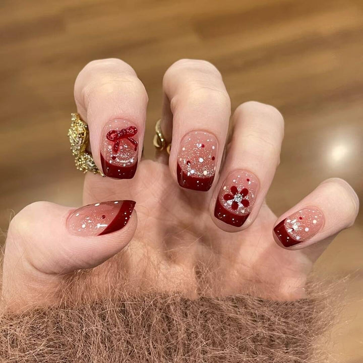 Premium Glittering Press-On Nail Extensions Stornfield