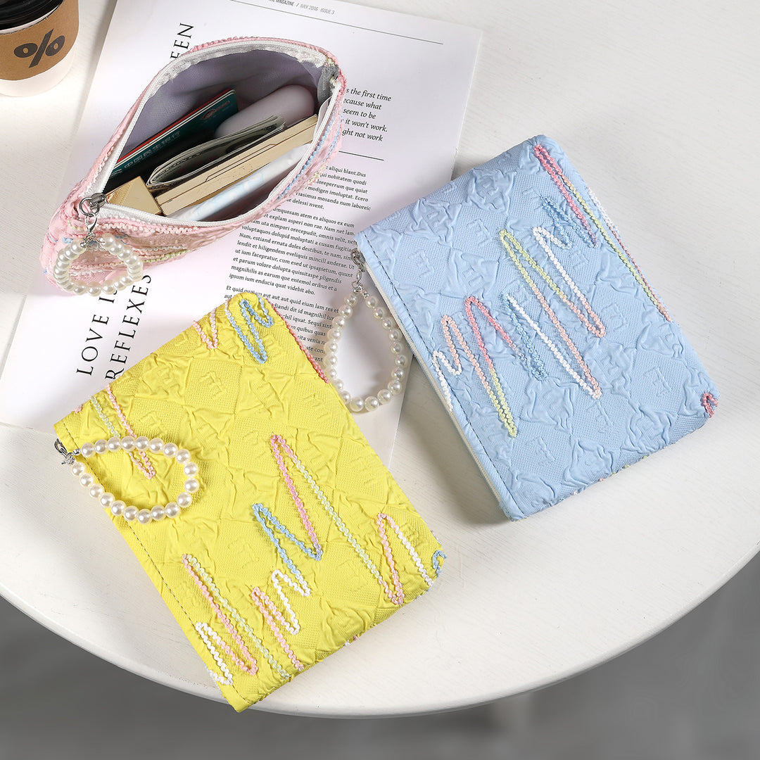 Textured Fabric Clutch