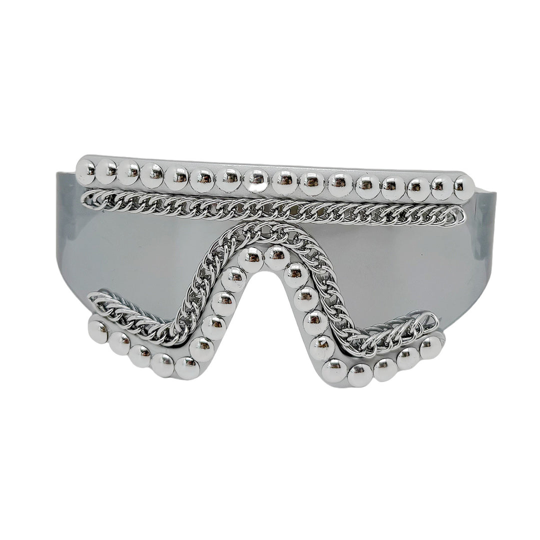 Women's fashion sunglasses with luxurious chain frame and shimmering accents Stornfield