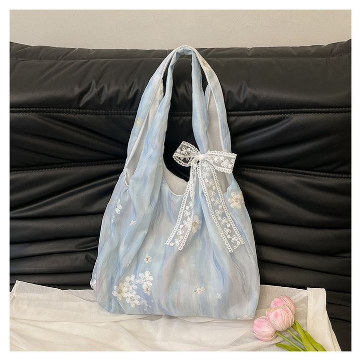 Elegant Floral Printed Shoulder Tote Bag Stornfield