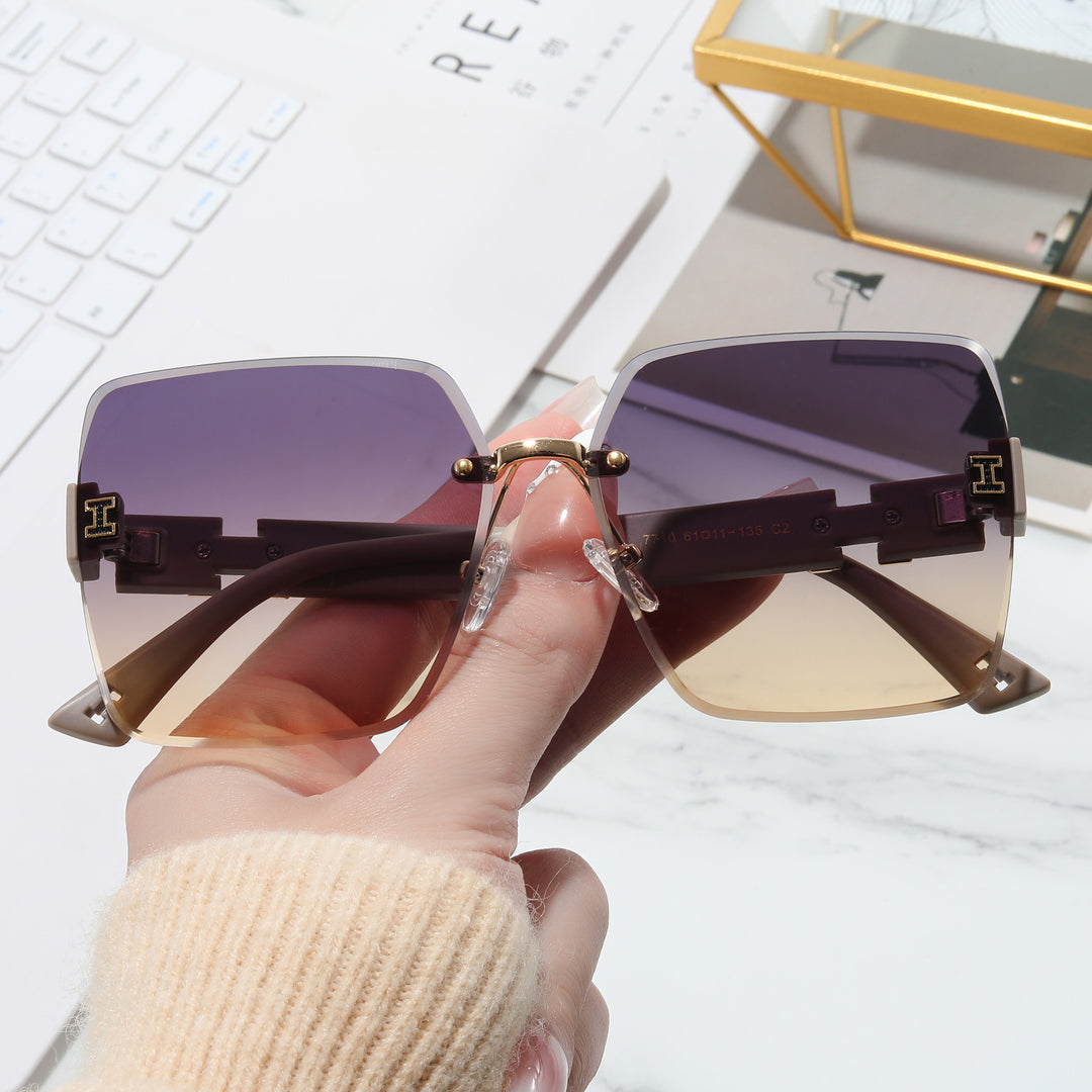 Women's oversized square sunglasses with stylish accents Stornfield