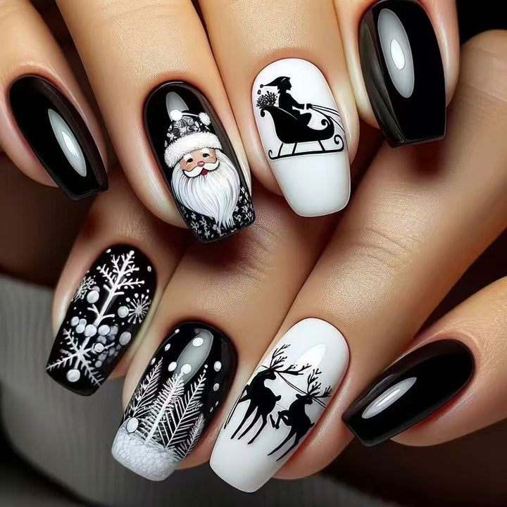 Festive Winter Nail Art Design Kit
