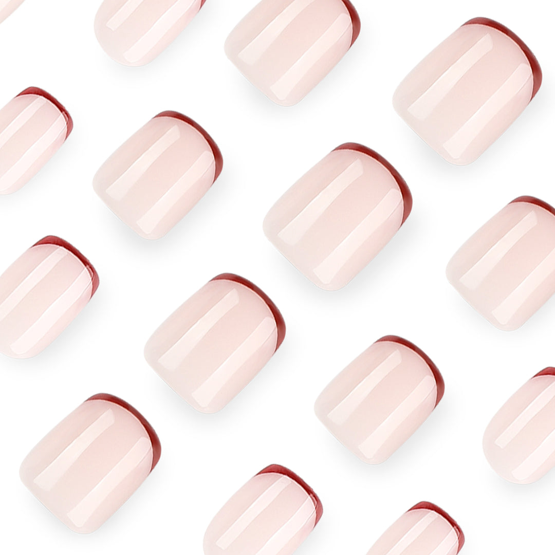 Elegant and stylish nail art with narrow colored accents Stornfield