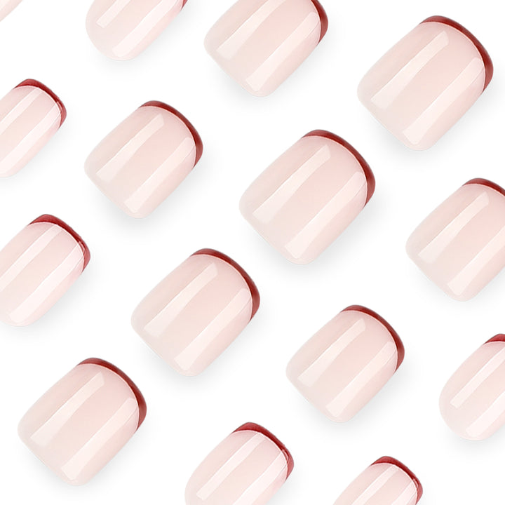 Elegant and stylish nail art with narrow colored accents Stornfield