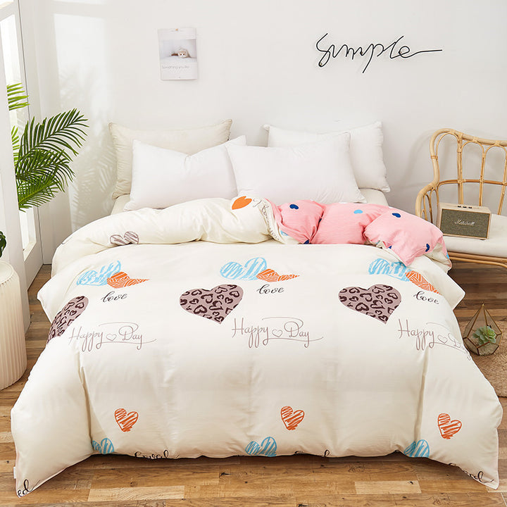 Elegant Floral Patterned Duvet Cover Set