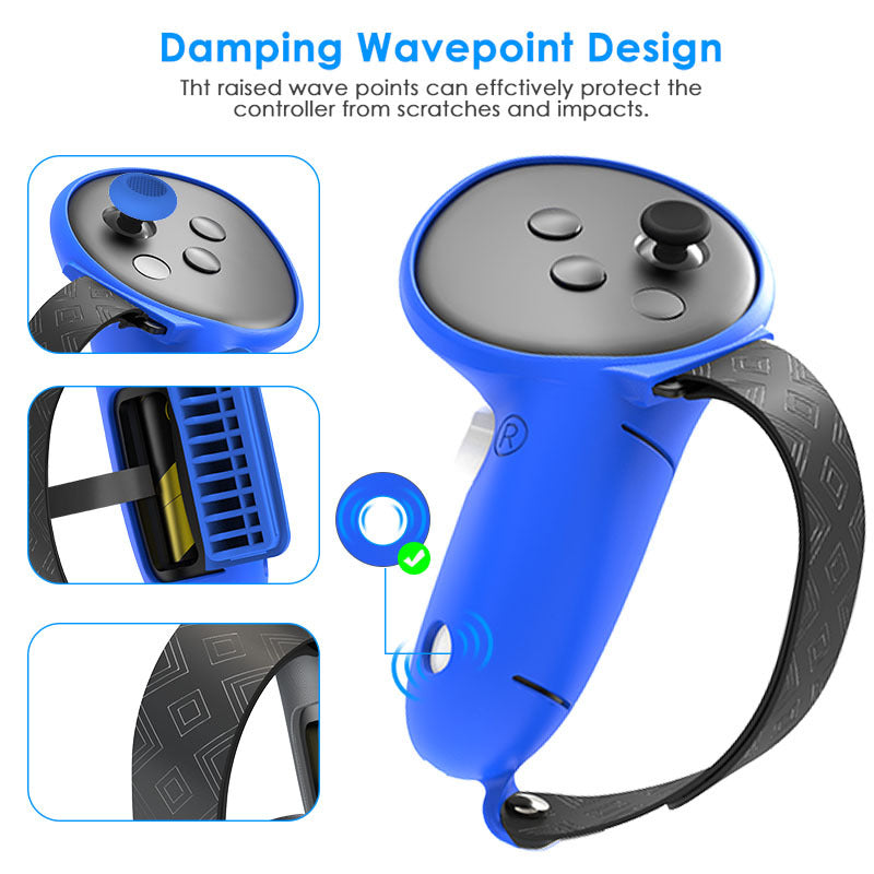 VR Accessories Set with Protective Masks and Ergonomic Handles Stornfield