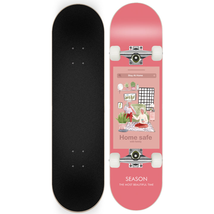 Skateboard with Galaxy Design Stornfield