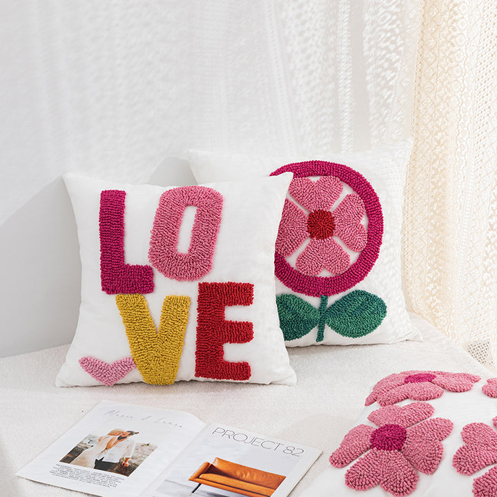 Women Decorative Pillowcase with Heart Pattern Stornfield