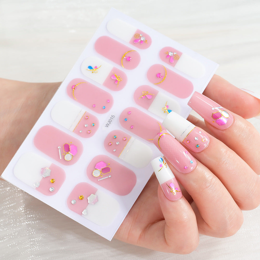 Festive Decorative Nail Art Sheet
