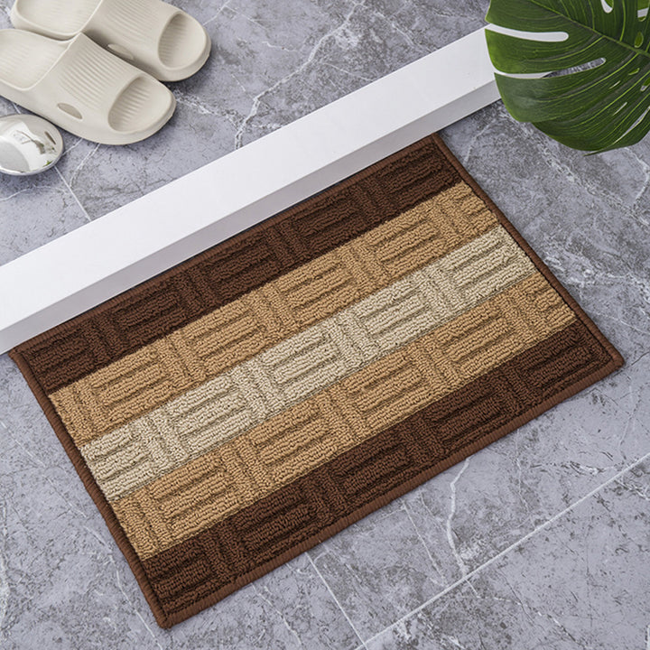 Geometric Pattern Bath Mat