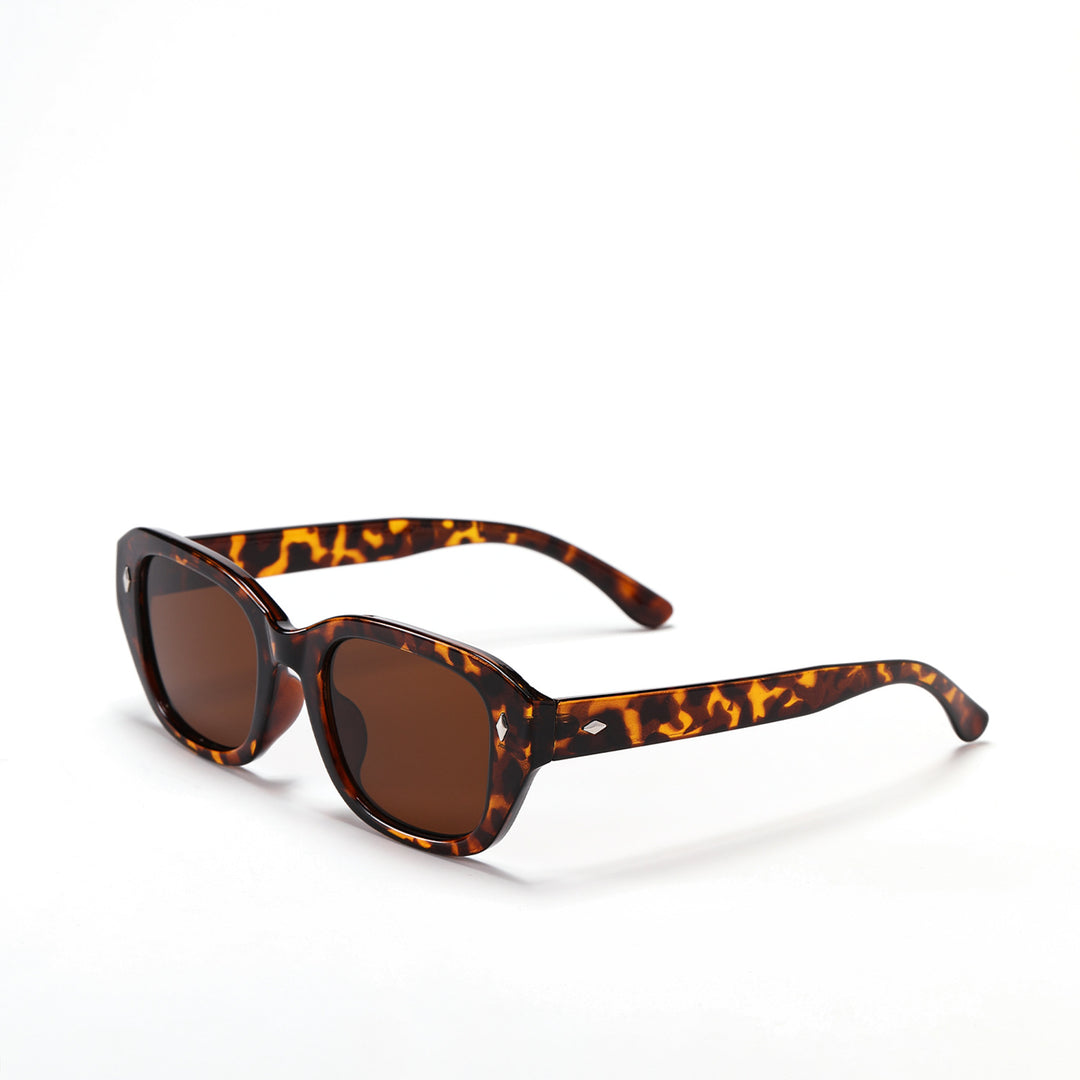 Women's stylish square sunglasses with high-quality tortoiseshell frame Stornfield