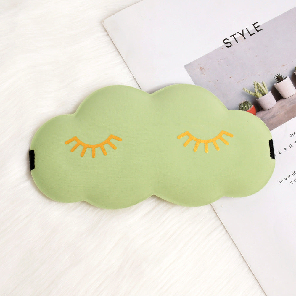 Women's cute cloud sleep mask made of memory foam with ergonomic padding and adjustable elastic band Stornfield