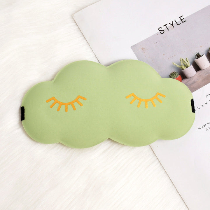 Women's cute cloud sleep mask made of memory foam with ergonomic padding and adjustable elastic band Stornfield