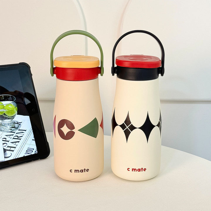 Ladies Insulated Drinking Bottle with Practical Carry Strap Stornfield