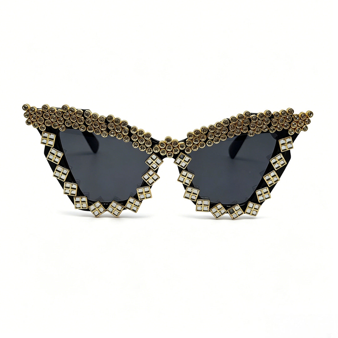 Women's Designer Sunglasses with Glamorous Crystal-Embellished Frame Stornfield