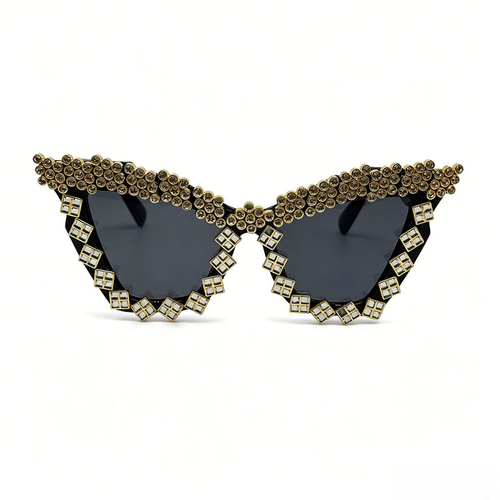 Women's Designer Sunglasses with Glamorous Crystal-Embellished Frame Stornfield