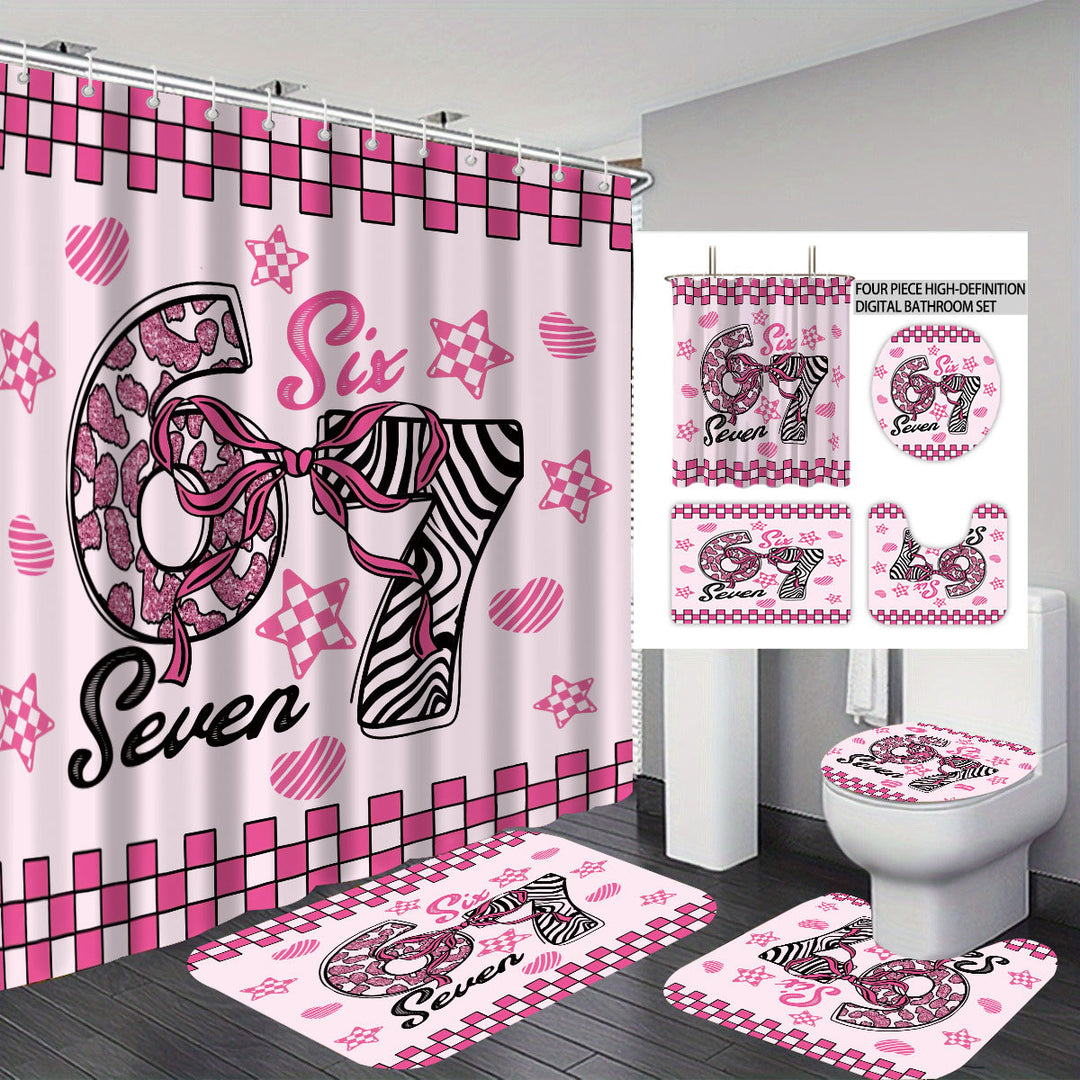 Colorful Dessert-Themed Bathroom Set Stornfield