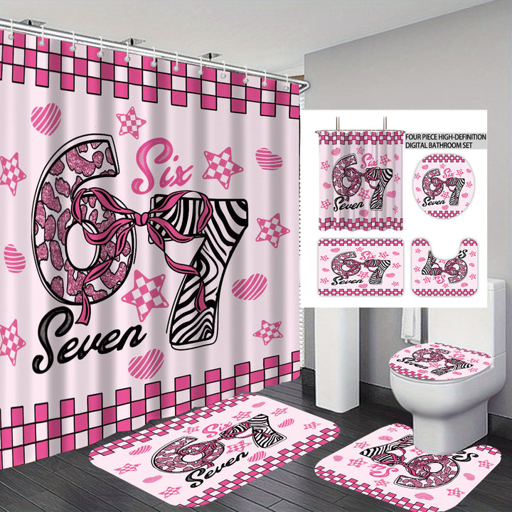 Colorful Dessert-Themed Bathroom Set Stornfield