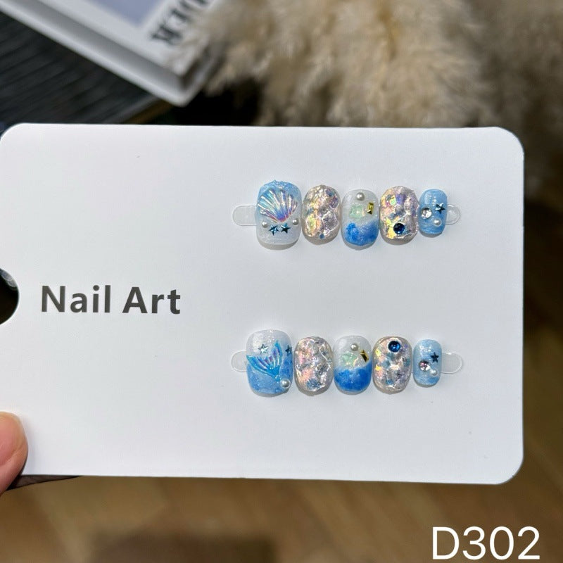 Handmade Decorative Press-On Nail Set