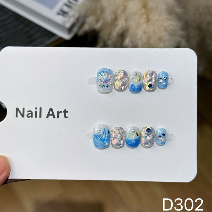 Handmade Decorative Press-On Nail Set