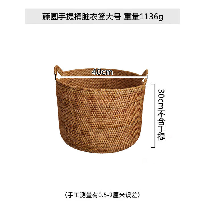 Women Elegant hand-woven basket with practical handles Stornfield