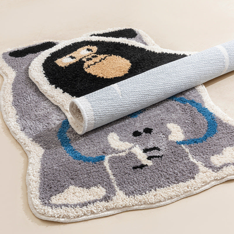 Gorilla-shaped bath mat with non-slip bottom Stornfield