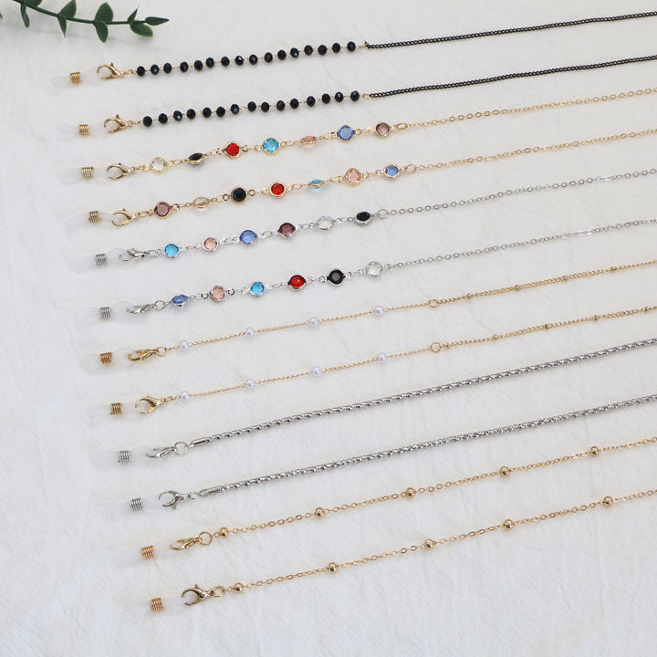 Multicolor Gemstone Eyewear Chain Stornfield