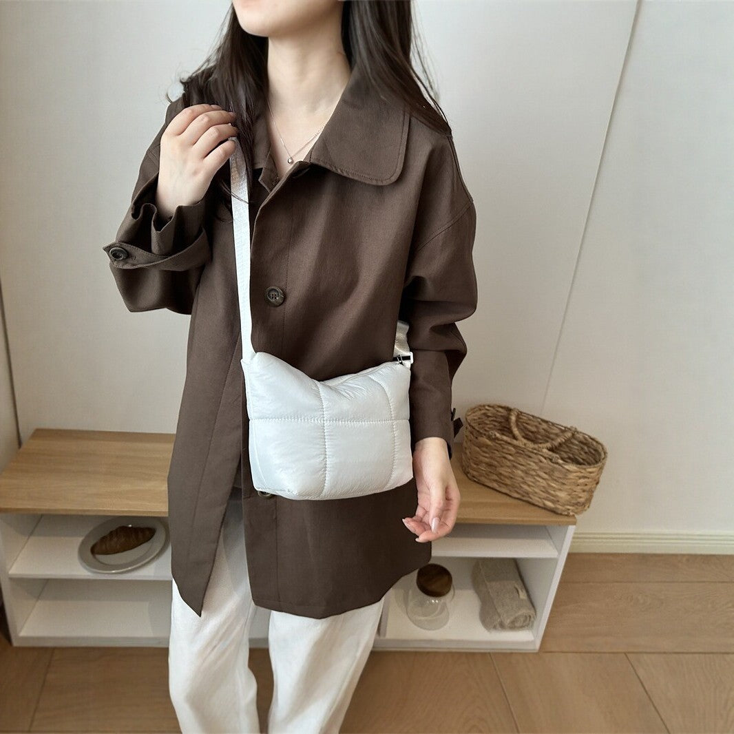 Casual Padded Shoulder Bag