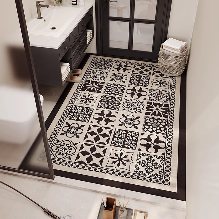 Tribal Pattern Bathroom Mat Stornfield