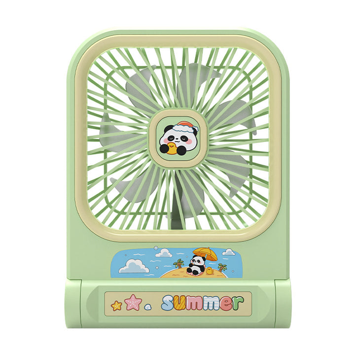 Women portable mini table fan in panda design Stornfield