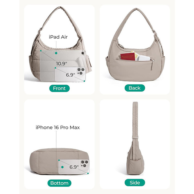 Practical shoulder bag with insulated compartments Stornfield