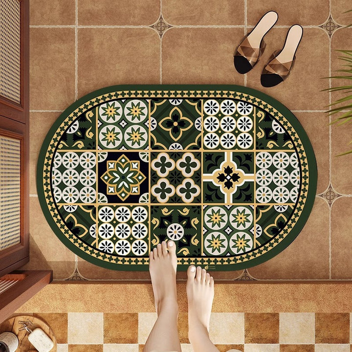 Decorative Area Bath Mat Stornfield