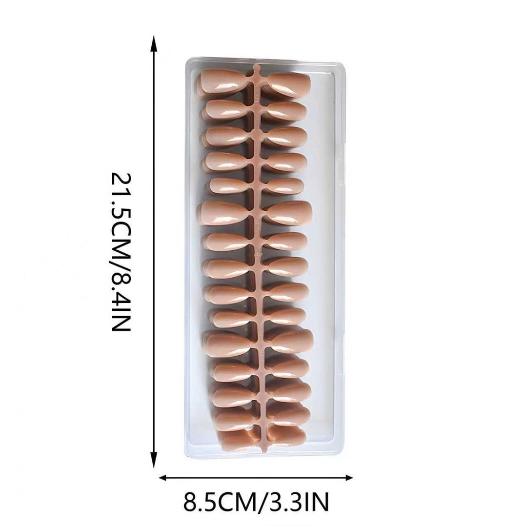 Elegant Almond-Shaped Press-On Nails Stornfield